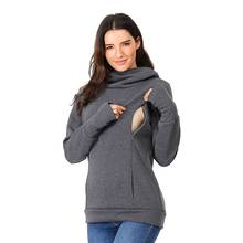 Women Pregnant Tops Nursing Maternity Long Sleeves Hooded Clothes Hoodie Sweatshirts Casual Winter Blouse Women Maternity Top 2024 - buy cheap