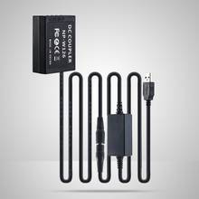 NP-W126 Dummy Battery And USB 5V Boost Cable AC-PW20 DC Coupler Power Adapter For Fujifilm X-S10 XT1 XT10 XT100 XH1 XM1 X100F 2024 - buy cheap