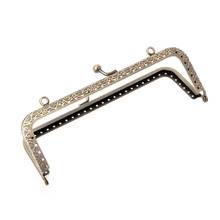 THINKTHENDO 1pc Useful Metal Frame Kiss Clasp For Handle Bag Purse DIY Accessories 15cm 2024 - buy cheap