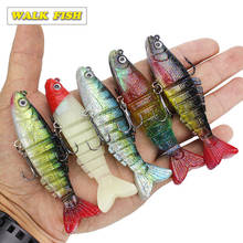 Walk Fish-señuelo de pesca Wobbler de varias secciones, 1 unidad, 9cm, 18g, para invierno 2024 - compra barato