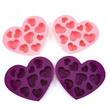 Handmade English Letter Resin Pendant Mold Heart Silicone Mould Fondant Kitchen Cake Molds for Chocolate Baking Tools 2024 - buy cheap