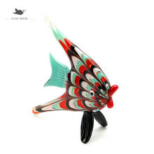 Handmade Murano Glass Fish Craft Figurines Cute Vivid Sea Animals Ornaments Home Table Decoration Collection Xmas Gifts For Kids 2024 - buy cheap
