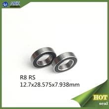 R8RS Bearing 12.7x28.575x7.938mm ABEC-1 ( 10 PCS ) Inch Miniature R8 2RS Ball Bearings 2024 - buy cheap