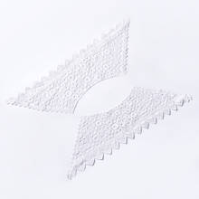 1 piece Off White Lace Collar Trims Applique for Women's Tops Garment Lace Fabric Apparel Sewing New Cusack Milk Fiber 2024 - buy cheap