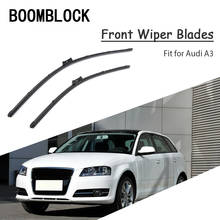 BOOMBLOCK 2pc coche escobillas de goma para parabrisas Kit de brazo para Audi A3 8V 8P 8L 2017, 2016, 1999-2015 Audi A3 2024 - compra barato