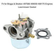 NEW Carburetor Fit for Briggs & Stratton 497586 499059 498170 Engines Lawnmower Gasket 2024 - buy cheap