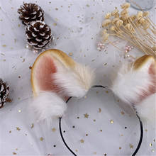 Phodopus Ears Hairhoop Mouse Style Headwear For Lolita Cosplay Costume Accessories Handwork 2024 - buy cheap