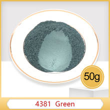Pó de pigmento de pérola de 50g, pintura acrílica verde escura para arte automotiva, tintura de sabão 2024 - compre barato
