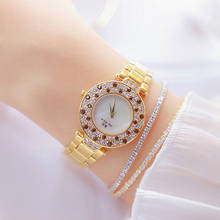 Bs Elegant Woman Watches 2020 Famous Brand Fashion Rhinestone Wrist Watches Ladies Gold Female Watches For Women Reloj Mujer 2024 - buy cheap