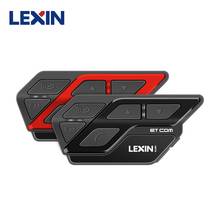 Lexin 2шт R6  Bluetooth Интерком  для Мотошлема Водозащитная Мотогарнитура для 6 Райдеров в Группе BT 21 Helmet Intercom MP3 2024 - купить недорого