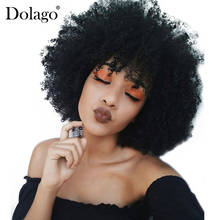 13x6 Afro Kinky Curly Lace Front Human Hair Wigs For Women Brazilian Lace Frontal Wig 250% Density Natural Black Remy Dolago 2024 - buy cheap