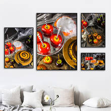 Sweet Lollipop Canvas Painting Posters And Prints Living Room Wall Art Pictures Modern Halloween Gifts Children Room Decoration 2024 - buy cheap