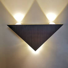 3W Triangular Wall Light Led Wall Lamp AC85-265V Aluminum Triangle Wall Sconce Lights Fixture For Bathroom Bedroom Home Lighting 2024 - buy cheap