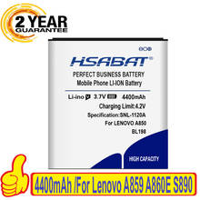 Аккумулятор HSABAT 4400mAh BL198 BL-198 для Lenovo A859 A860E S890 A850 A830 K860 K860i A678T S880 S880i 2024 - купить недорого