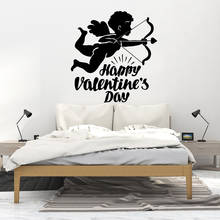 Modern Valentine's Day Sticker Waterproof Vinyl Wallpaper Home Decor Living Room Children Room Vinyl Art Decals 2024 - buy cheap