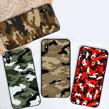 Capa de celular camuflada com estampa militar, capinha de celular para iphone 11 12 pro xs max 8 7 6 6s plus x drive se 2020 xr mini 2024 - compre barato