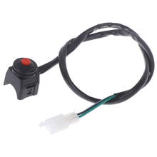 22mm interruptor de ignição da motocicleta, botão universal de pressão 12v atv off road, motocross, controle de motocicleta 2024 - compre barato