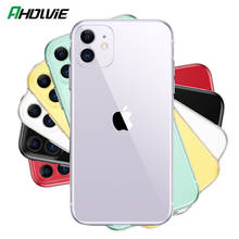 Capa de proteção em silicone macio para iphone, proteção para câmera, iphone 11 pro max, 12 mini, xs, x, xr, 8 plus, 7 se 2020, 6, acessórios 2024 - compre barato