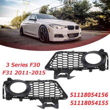 Car Front Bumper Fog Light Grille For-BMW 3 Series F30 F31 LCI M-Sport 2011+ 2024 - buy cheap
