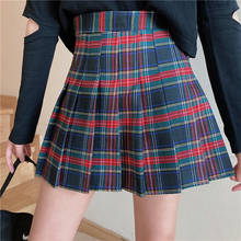 Ruibbit-faldas plisadas estilo Punk para mujer, de cintura alta minifalda, estilo Harajuku, talla grande 2024 - compra barato