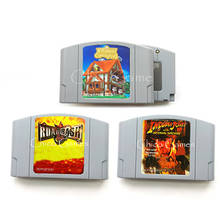 Animal Crossing Road Rash Indiana Jones Infernal Machine Parts Save for 64 bit USA/NTSC Version Video Game Cartridge Console 2024 - buy cheap