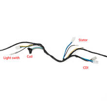 Cablagens fio cabo linha estator farol conector luz da cauda cdi para honda atc250r atc 250r 1986 2024 - compre barato