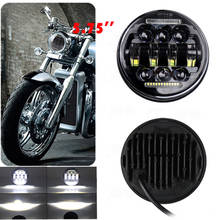 5-3/4 "5.75" projetor da motocicleta 66 w lâmpada led farol para sportster 883 1200, ferro 883, dyna, rua 500 xg500 bob fxdb 2024 - compre barato