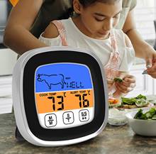 Termómetro Digital LED para cocina, medidor de temperatura para carne, resistente al agua, inoxidable, para horno y barbacoa 2024 - compra barato