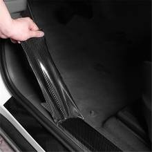 5/3cm*3m 3D Carbon Fiber Car Stickers Door Sill Scuff Anti Scratch Tape Protection Film 2024 - buy cheap