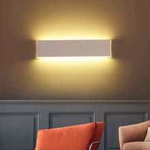 Lâmpada de parede de led controlável, 2.4g, controle remoto, para quarto, à prova d'água, para sala de jantar, home theater, frete grátis