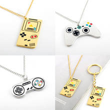 HipHop Game Controller Machine Handle Gamepad Metal Pendant Necklaces For Men/Women Vintage Gaming Necklaces Jewelry Gift 2024 - buy cheap