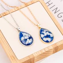 BOEYCJR Flying Eagle Blue Sky and White Clouds Resin Pendant Necklace Fashion Jewelry Novel Design Necklace for Women 2024 - buy cheap