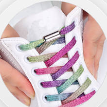 2020 New Elastic Locking No Tie Shoelace Quick Sneakers Shoelaces Women Men Flats Locking Shoe laces Kids Adult Shoe lace String 2024 - buy cheap