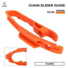 Deslizador de cadena naranja para motocicleta, guía basculante deslizante para KTM 125, 150, 200, 250, 350, 450, 525, SX, SXF, 2011, 2012, 2013, 2014, 2015 2024 - compra barato