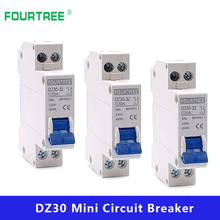 Mini disyuntor DPN DZ30 230V 1P + N MCB 10A,16A,20A,25A,32A, capacidad de rotura de riel de plomo 4.5KA 2024 - compra barato