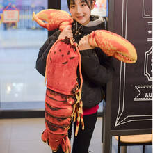 Lifelike Lobster Plush Toy Doll Stuffed Sea Animal lobster pillow Soft Kid Toys 2024 - buy cheap