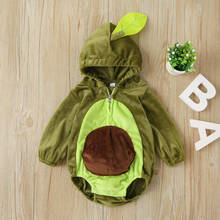 Body para bebé recién nacido, mono con capucha verde, ropa de 0 a 24M, Otoño e Invierno 2024 - compra barato