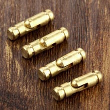 10Pcs Brass Cylindrical Hinge Multi Sizes Hidden Cabinet Hinge Concealed Furniture Hardware DIY Wooden Crafts Accessories 2024 - buy cheap