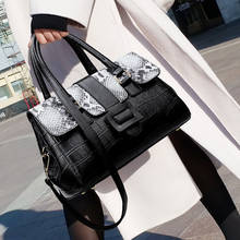 100% Genuine Leather Handbags 2021 New One-shoulder Handbag Fashion Crocodile Pattern Crossbody All-match Large-capacity Bag Gg 2024 - buy cheap