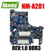 Akemy placa-mãe do portátil para lenovo g50 G50-45 A8-6410 cpu aclu5 aulu6 NM-A281 rev: 1.0 ddr3 placa principal completamente testado 2024 - compre barato