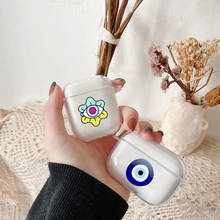 Funda de TPU transparente con diseño de ojo de lujo para Airpods 2 Airpods 1 Airpods pro 3 TPU 2024 - compra barato