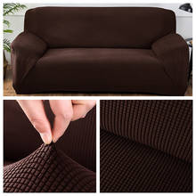 Capa elástica de sofá com espreguiçadeira, almofada de canto para sala de estar, veludo, 1, 2, 3, 4 assentos, # sf008 2024 - compre barato