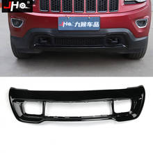 JHO Black ABS Front Bumper Lower Grille Trim Cover For 2014-2021 Jeep Grand Cherokee 2017 2016 2018 2019 Limited Car Accessories 2024 - buy cheap