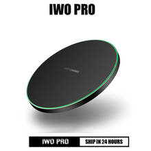 IWO PRO Qi Wireless Charger For iPhone 8 X XR XS Max QC3.0 10W Fast Charging for Samsung S9 S8 Note 8 9 S7 USB Charger Pad 2024 - buy cheap