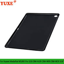 Funda de tableta para Huawei MediaPad M5, 10,8 pulgadas, CRM-AL19, CRM-W09, W19, Funda trasera de silicona TPU anticaída para M5 10 (Pro), 10,8" 2024 - compra barato