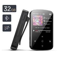 MP3 Player with Bluetooth-compatible Speaker Touch key Built-in 32GB HiFi Metal Mini Portable Walkman with radio FM recording 2024 - buy cheap