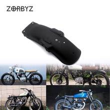 Zorbyz tampa de para-lama de motocicleta traseira preta fosca para honda cg125 2024 - compre barato