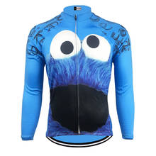 Blue Cycling Jersey winter fleece and no fleece Long sleeves maillot ciclismo cycling clothing  ropa ciclismo mtb jersey 2024 - buy cheap