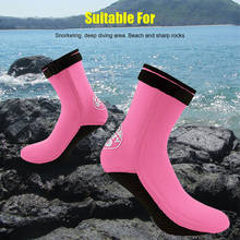 Неопреновые носки для дайвинга 3 мм, пляжные Водные Носки с регулируемой пряжкой, Нескользящие пляжные ботинки, обувь для Гидрокостюма, ботинки для дайвинга и серфинга для взрослых 2024 - купить недорого