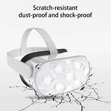 Transparent VR Headset Protective Case For Oculus Quest 2 Shockproof Anti-scratch Dustproof Virtual Reality Headset Cover Shell 2024 - buy cheap